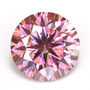 【合成石】 合成ピンクモアッサナイト０．７５CT｜ベアーズ ジェムコレクション