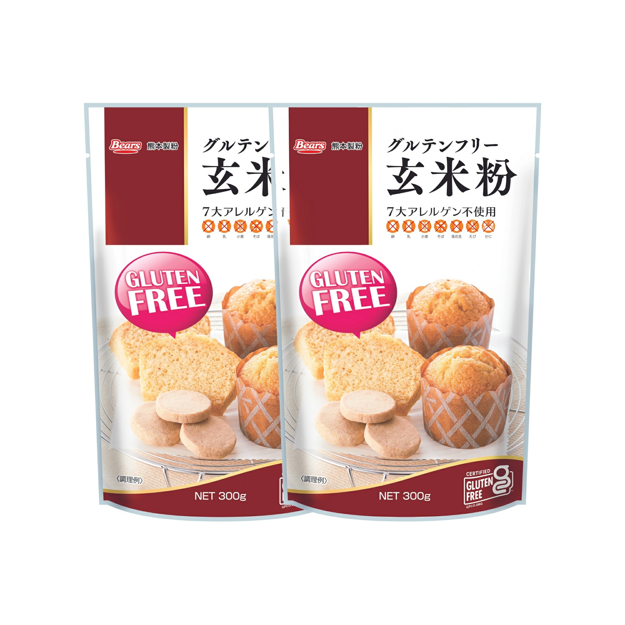 楽天市場】【送料無料/ゆうパケット】 グルテンフリー 玄米粉 300g×2袋 | 玄米粉 ミックス粉 パン 製パン アレルギー 米粉 九州産 家庭用粉  菓子 製菓 クッキー マフィン GLUTENFREE アレルゲン不使用 アレルギー 熊本製粉 調理 料理 スープ シチュー おうちごはん ...