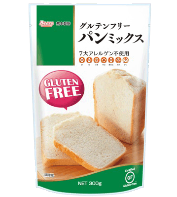 楽天市場 グルテンフリー パンミックス 300g玄米粉 パン 製パン アレルギー ミックス粉 家庭用粉 Glutenfree アレルゲン不使用 アレルギー 熊本製粉 Bearsショップ楽天市場店