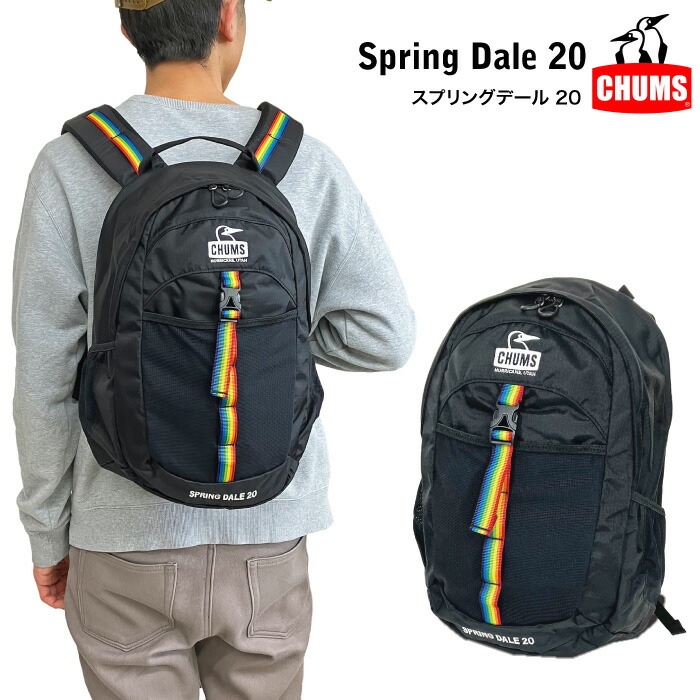 CHUMS Spring da￼le 20L マルチカラー チャムス　リュック 楽天市場】チャムス CHUMS | Spring Dale 20 スプリングデール20