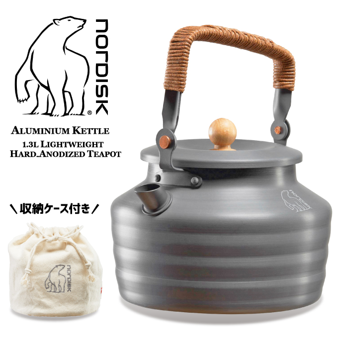 送料無料 ノルディスク Nordisk Aluminium Kettle アルミニウム ケトル 1 3l レガシー アルマイト やかん アウトドア 北欧 ブランド 収納ケース付属 ソロキャンプ ファミリーキャンプ シロクマ 白熊 急須 ティーポット コーヒー 紅茶 Bouncesociety Com