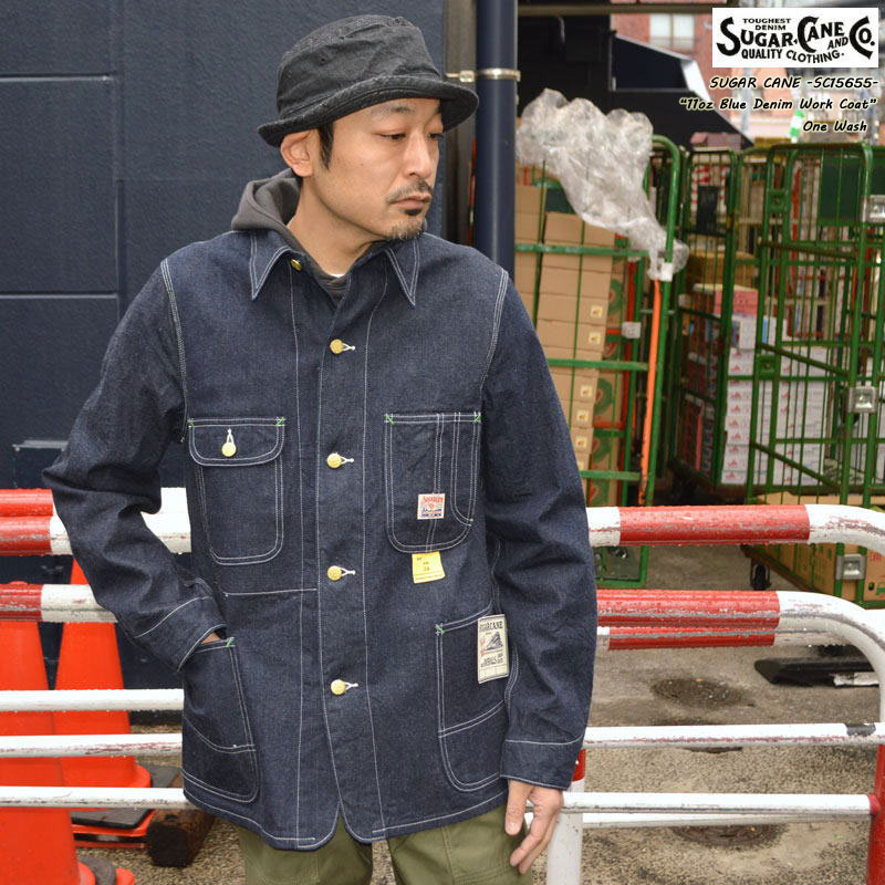楽天市場】シュガーケーン（SUGAR CANE）カバーオール 11oz BLUE DENIM