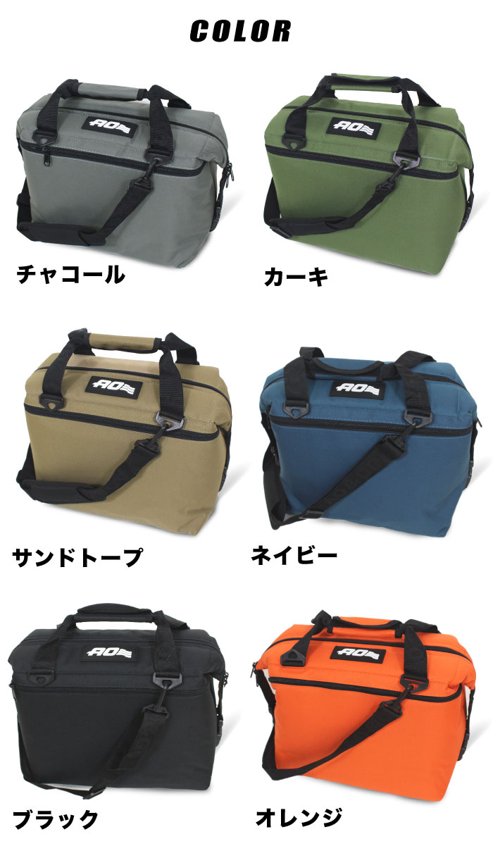 AO Coolers エーオークーラー 24 パック キャンバス ソフトクーラー オレンジ 軽量 保冷 クーラーボックス AO24OR  【SALE／85%OFF】