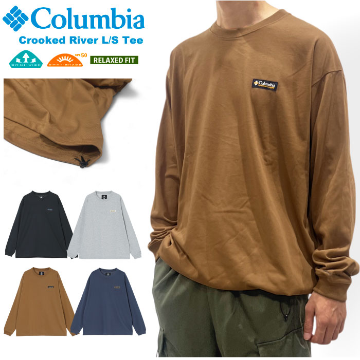 【セール10%OFF】 【2025秋冬新作】Columbia コロンビア 長袖Tシャツ クロックドリバーロングスリーブティー 復刻 ロンT メンズ UVカット 紫外線対策 吸湿速乾 アウトドア 登山 キャンプ 釣り スポーツ ヘビーウェイト PM0595 メール便対応
