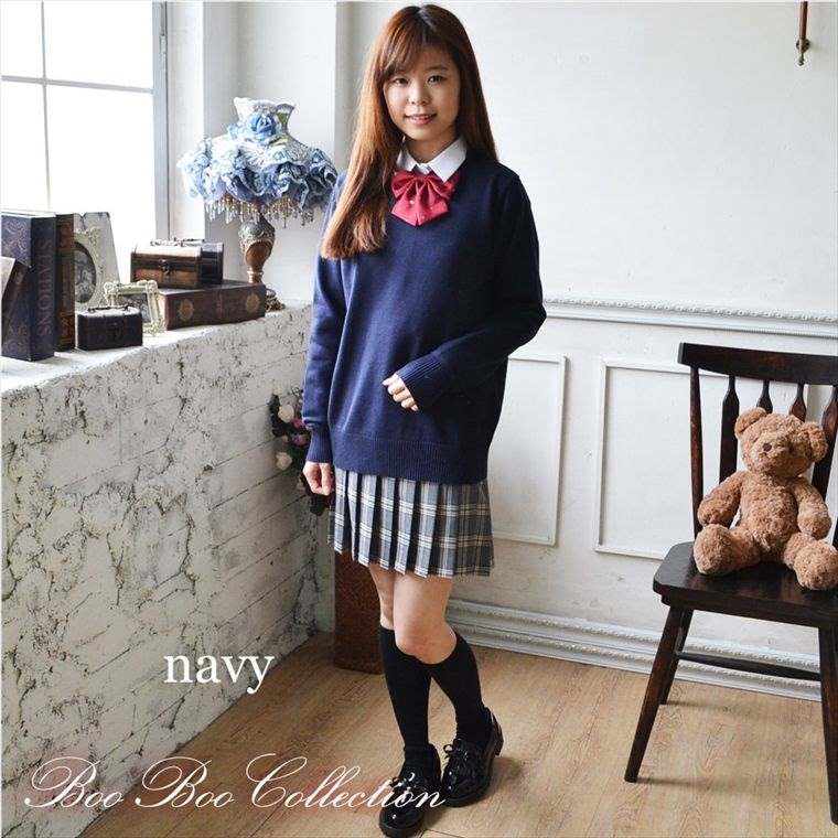 SALE／81%OFF】 スクールセーター2着セット 正統派 学制服 女子高生 通学 学生 中学 Ｖネック 無地 定番 ネイビーセット qdtek.vn