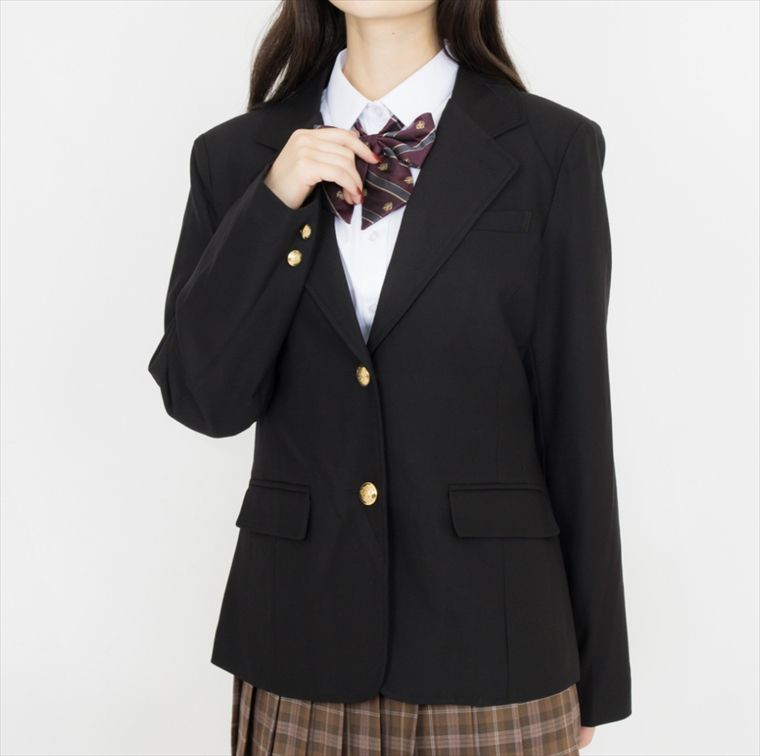 完成品 ブレザー 女子高生 ウール混 スクールブレザー 制服 学生服