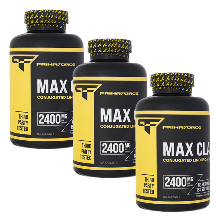 マックスCLA 180錠 3本(プリマフォース)≪PrimaForce≫ ヤマト国際便発送 海外通販 正規品 日時指定不可