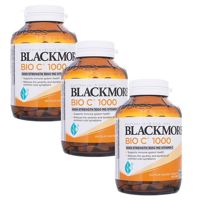 バイオC1000　150錠　3本　ブラックモアズ　ビタミンCBlackmores Bio C 1000 ヤマト国際便発送 海外通販 正規品 日時指定不可