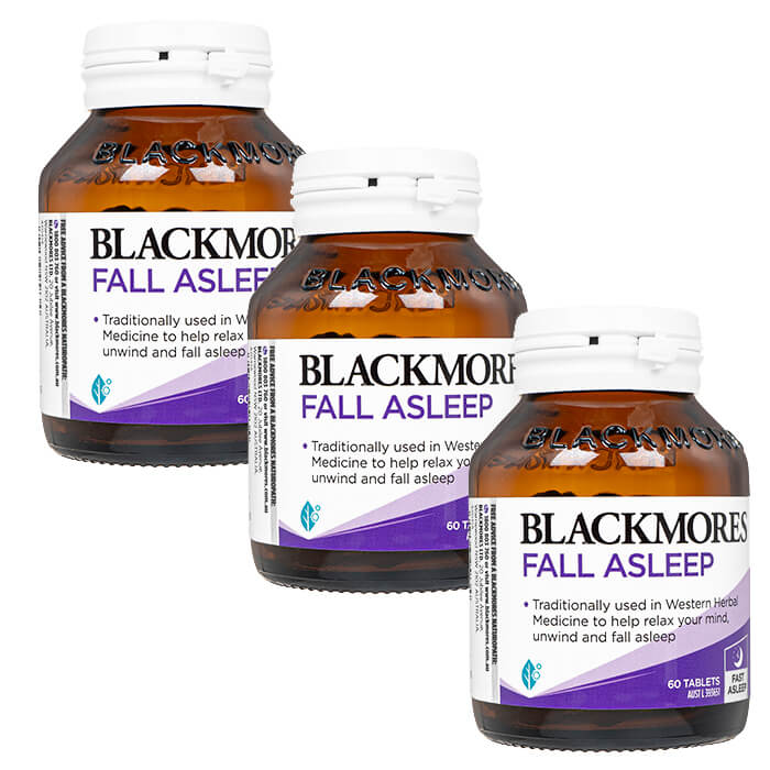 フォールアスリープ 60錠 3本 ブラックモアズ Blackmores Fall Asleep ヤマト国際便発送 海外通販 正規品 日時指定不可