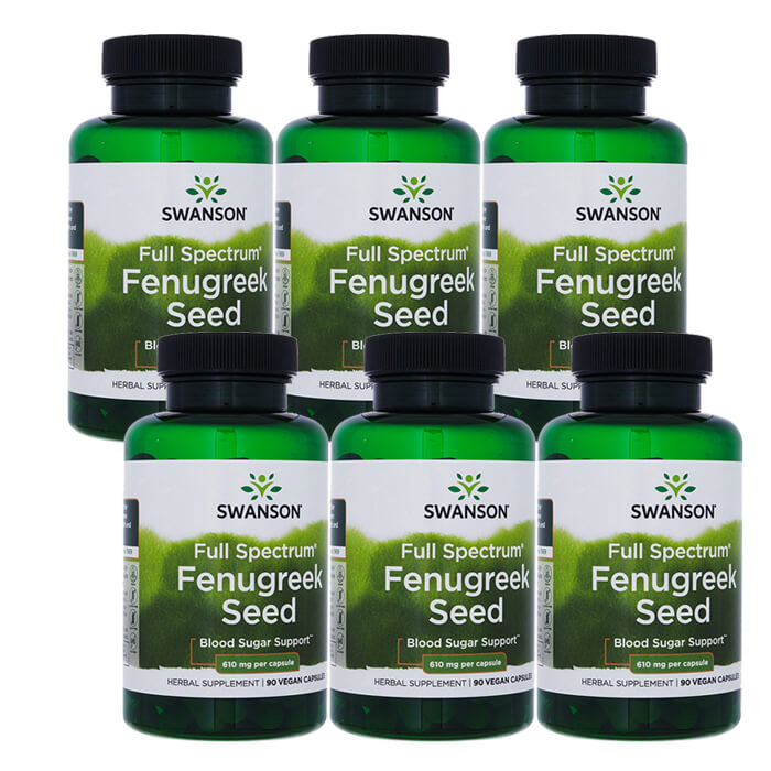 スワンソン フェヌグリークシード610瓱90錠 6本Swanson Full Spectrum Fenugreek Seed 食事制限 思わしい守りつづける ヤマトインターナショナル便送りとどける 外国で通信販売 定め事品 年月日任ずる不可