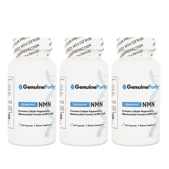 リポソーマルNMN 250mg 60錠 3本 GenuinePurity Liposomal NMN ジェニュイン・ピュリティ ニコチンアミドモノヌクレオチド 国際郵便書留発送 海外通販 正規品 日時指定不可