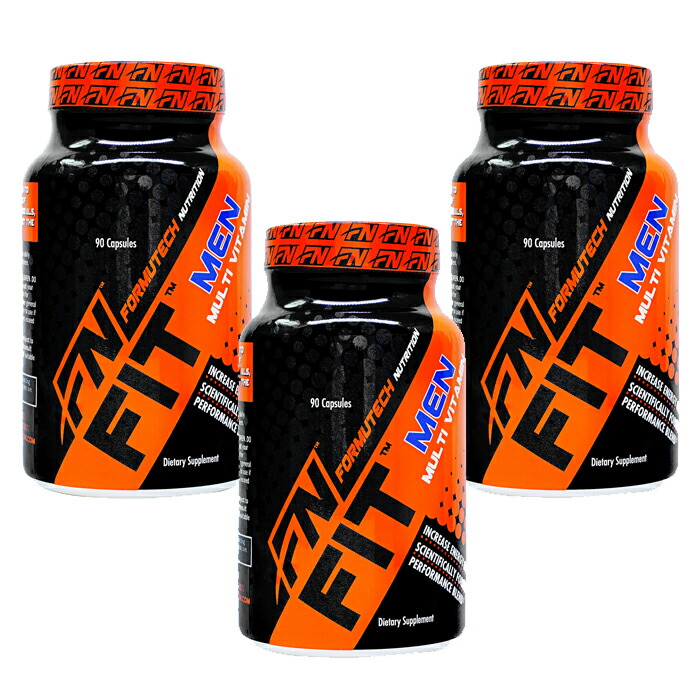 【男性用】フィットメンマルチビタミン 90錠 3本セット Formutech FitMenMultiVitamin 国際郵便発送 海外通販 正規品 日時指定不可