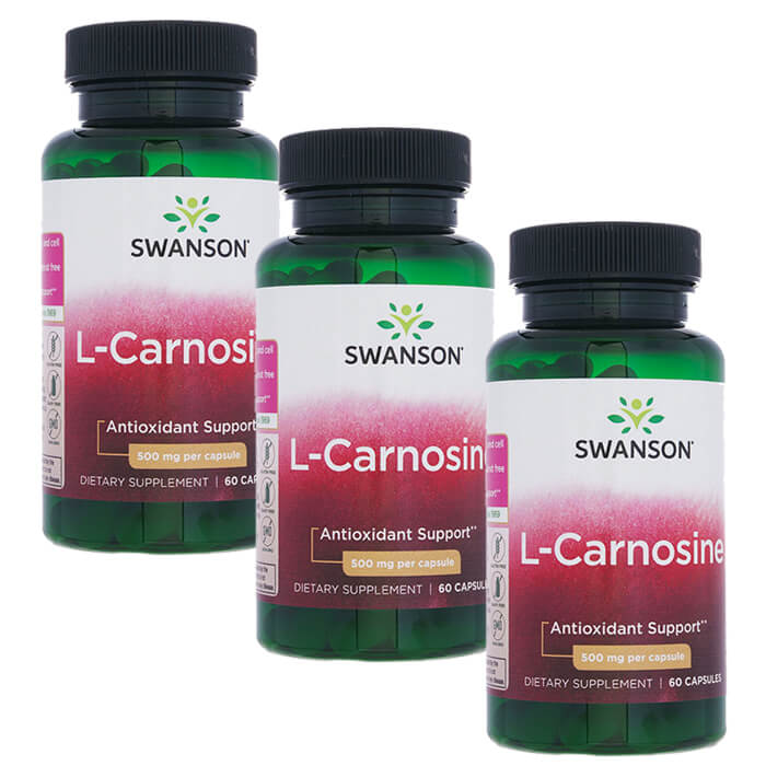 スワンソン L-カルノシン 500瓱 60錠 3本 Swanson Carnosine ヤマトインターナショナル便送りとどける 外国で通信販売 置き目品 日づけ決める不可