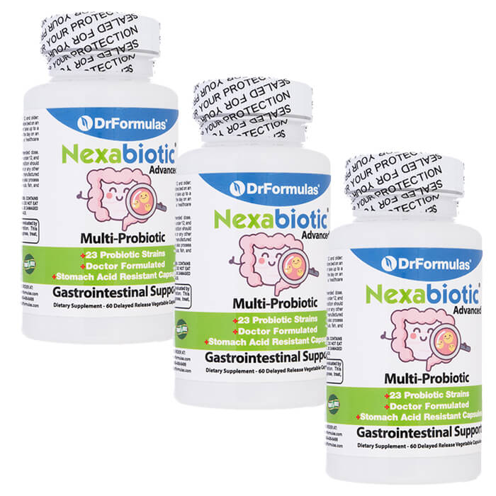 BioProsper　ネクサバイオティック60カプセル　3本Nexabioticバイオプロスパー プロバイオティクス 国際郵便書留発送 海外通販 正規品 日時指定不可