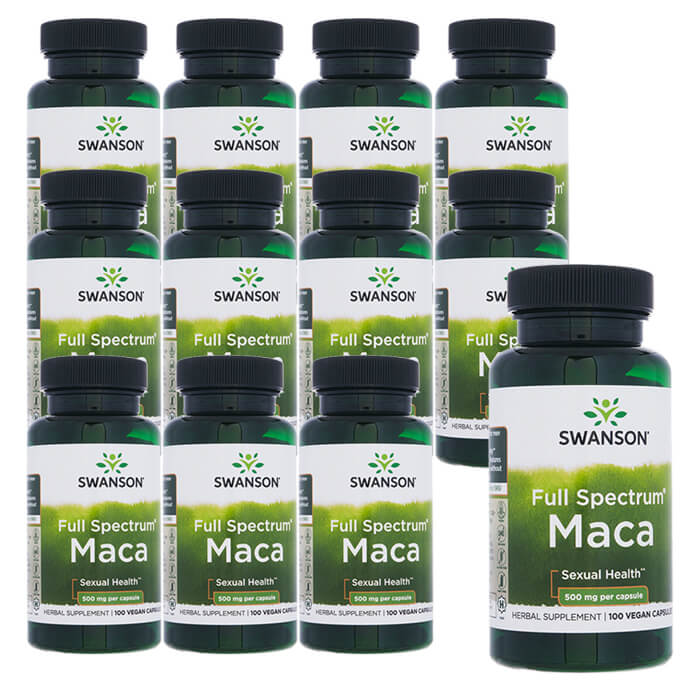 スワンソン マカ 500瓱 100宇宙カプセル 12本書き割り Swanson Macaヤマトインターナショナル便送りとどける 外国で通信販売 定まり品 日にち任じる不可