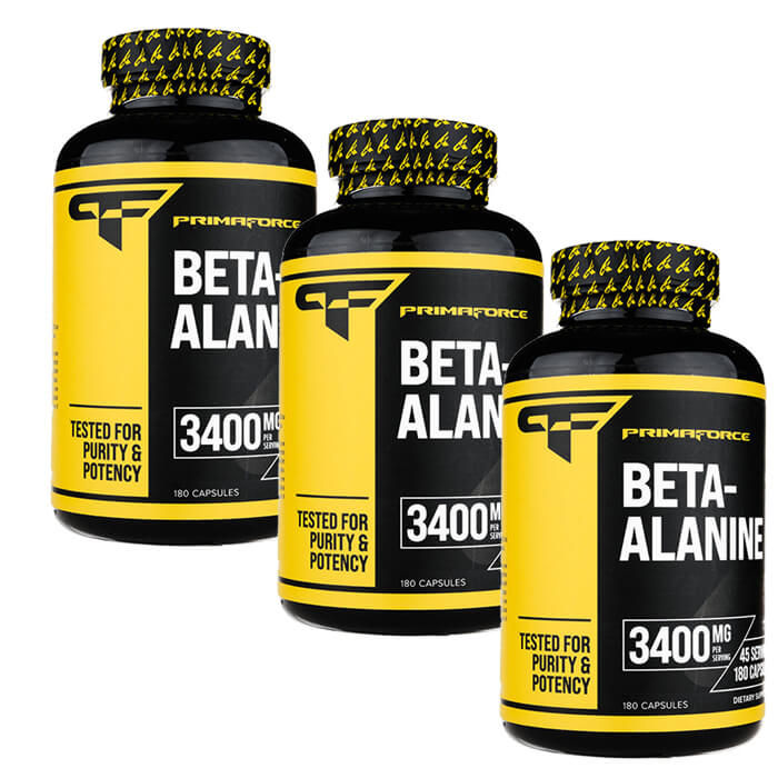 ベータアラニン 3400mg180錠 3本 プリマフォース PrimaForce Beta-Alanine βアラニン ヤマト国際便発送 海外通販 正規品 日時指定不可|ビューマート