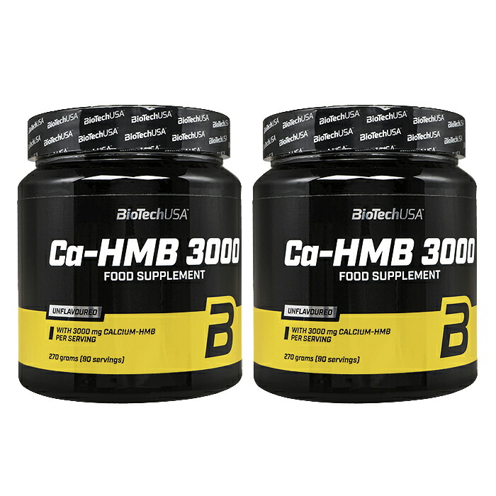 カルシウム-HMB3000 270g 90回分 2本 BioTechUSA 筋力受け支える 一本調子 黒色火薬状 ヤマトインターナショナル便送りとどける 外国で通信販売 定め事品 年月日任ずる不可