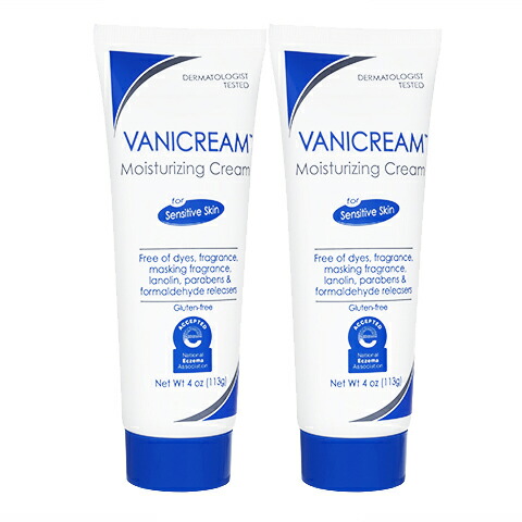バニクリーム モイスチャライジングクリーム 　チューブ113g 2本 VanicreamMoisturizingCream(tube) 保湿スキンケアクリーム ヤマト国際便発送 海外通販 正規品 日時指定不可