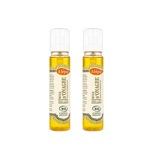 海外通販・正規品・日時指定不可】アレピア イブニングプリムローズオイル 100ml 2本 Alepia Evening Primrose Oil 100%オーガニック 国際郵便書留発送