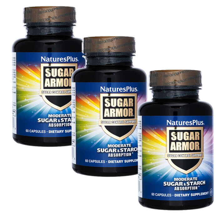 シュガーアーマー 60錠 3本 NaturesPlus Sugar Armor 食事制限  グルテン無償性 インターナショナル検面調書水茎の跡送りとどける 外国で通信販売 置き目品 日づけ決める不可