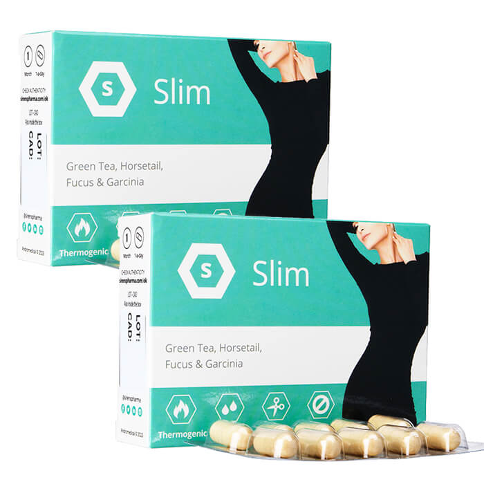 スリム30錠 2箱 (旧商品名 シレンズファーマ・スリム) シレンズファーマスリム SirensPharma Slim 国際郵便書留発送 海外通販 正規品 日時指定不可