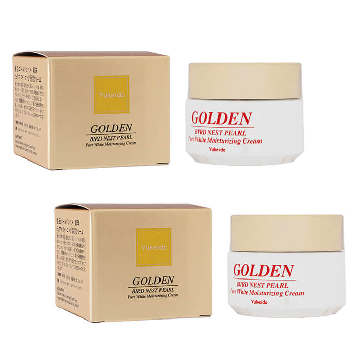 ユケイドー　極品ゴールドツバメ真珠ピュア保湿クリーム　50g　2箱Yukeido Golden Bird Nest Pearl Pure White Moisturizing Creamヤマト国際便発送 海外通販 正規品 日時指定不可