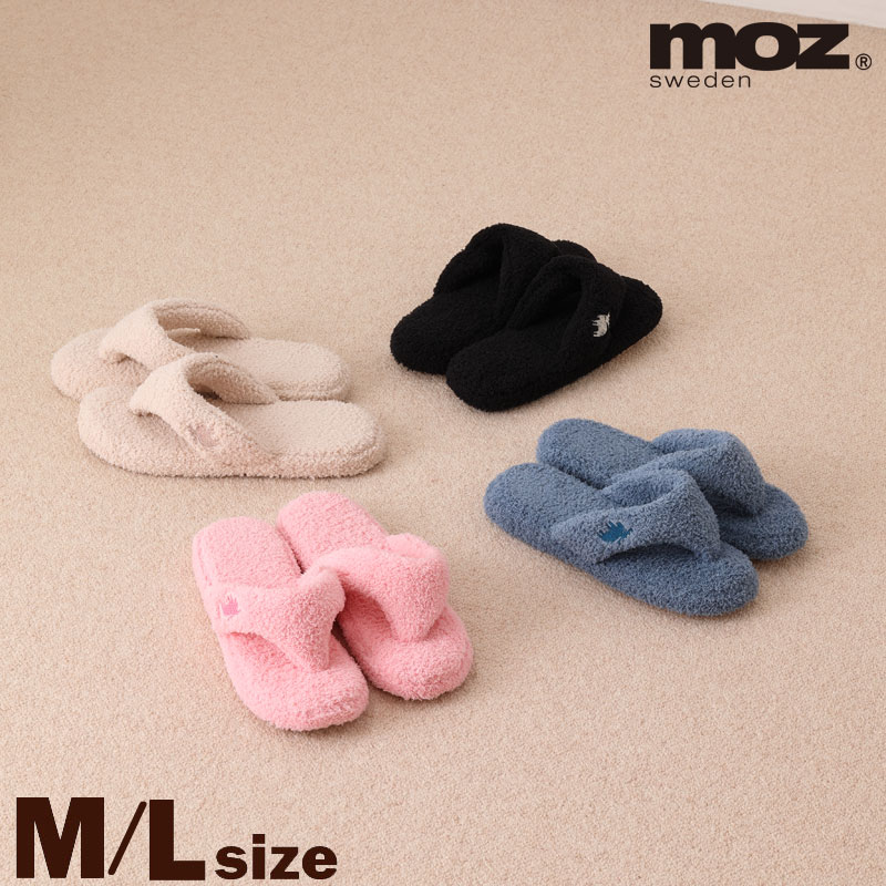 【楽天市場】moz ぞうり スリッパ 洗える トング 草履タイプ 鼻緒 ふわもこパイル M L レディース メンズ 北欧 モズ：カジュアル雑貨 ...