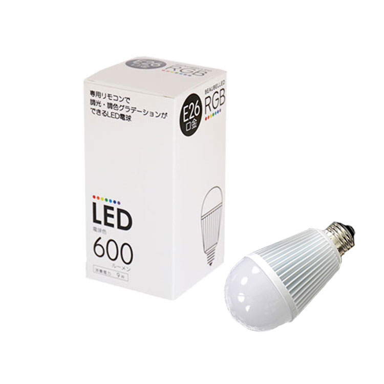 おしゃれ照明 インテリア照明 照明の種類で選ぶ LED電球 リモコンタイプのLED電球（R5カラーチェンジ）