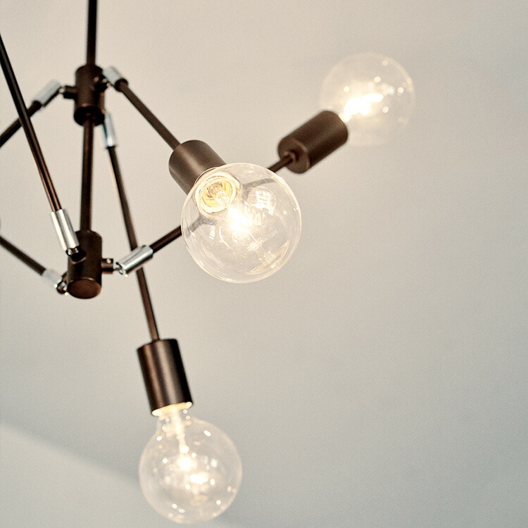 選べる電球付き ペンダントライト 6灯 グラディスカ インターフォルム 電気 ペンダントランプ 照明 おしゃれ 一人暮らし 北欧 デザイン モダン インテリア照明 ダイニング用 食卓用 リビング アンティーク 360w 8畳 10畳 レトロ シーリングライト キッチン