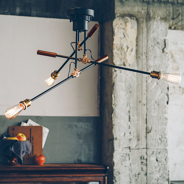 大特価 シーリングライト フランツ Franz シーリングランプ スポットライト ヴィンテージ 照明 天井照明 電気 スタイリッシュ おしゃれ 一人暮らしレトロ インダストリアル テレワーク 人気絶頂 Moenvironment Org