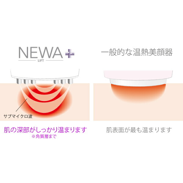 NEWAリフト＋（プラス） ライラック ひきしめ特化型美顔器（コードレス