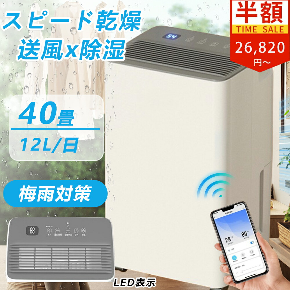 楽天市場】除湿機 コンプレッサー式 強力 除湿量1日12L（木造15畳/鉄筋
