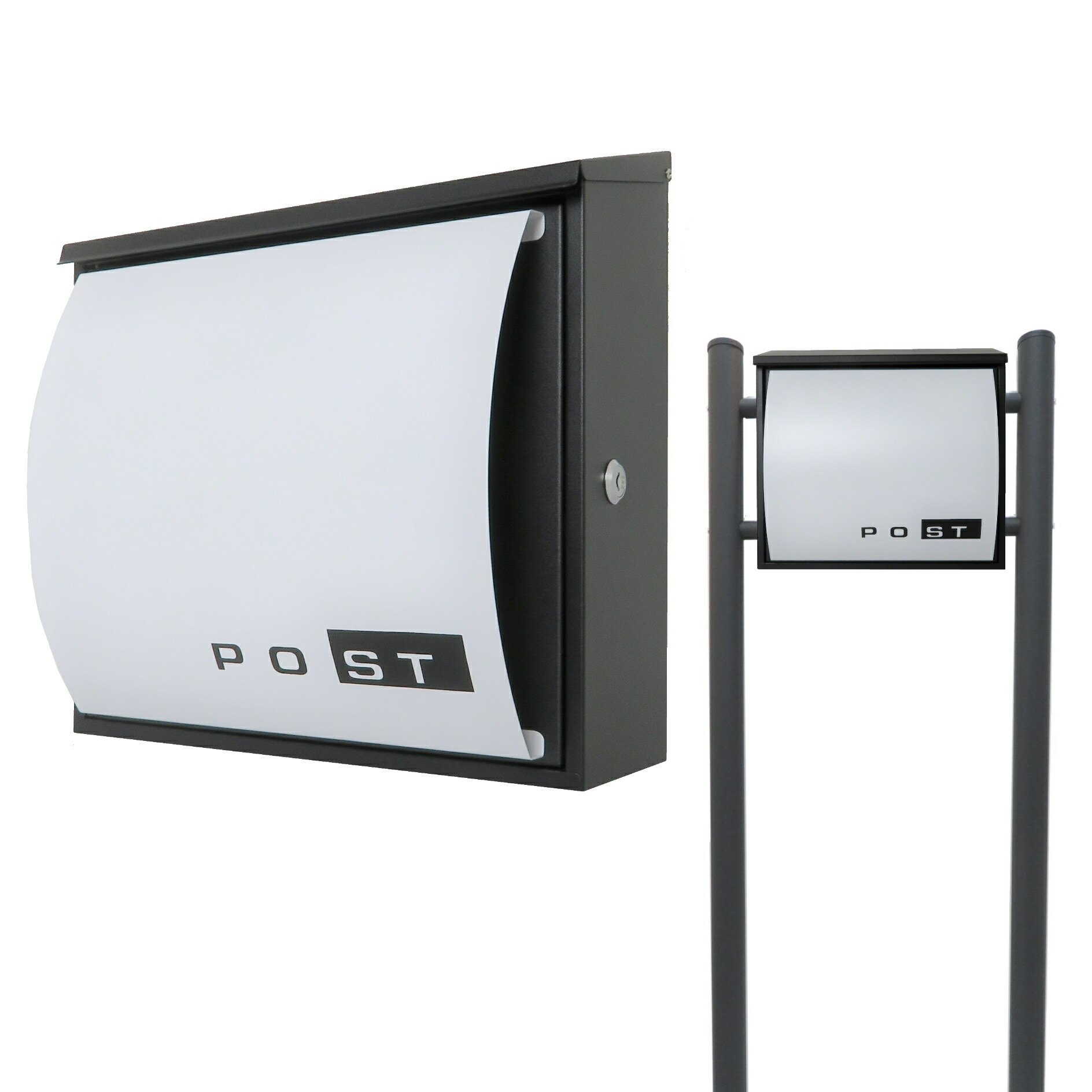 ポスト おしゃれ 郵便受け 北欧 郵便ポスト スタンド ホワイト白色ポスト Pm364s 1 超人気高品質