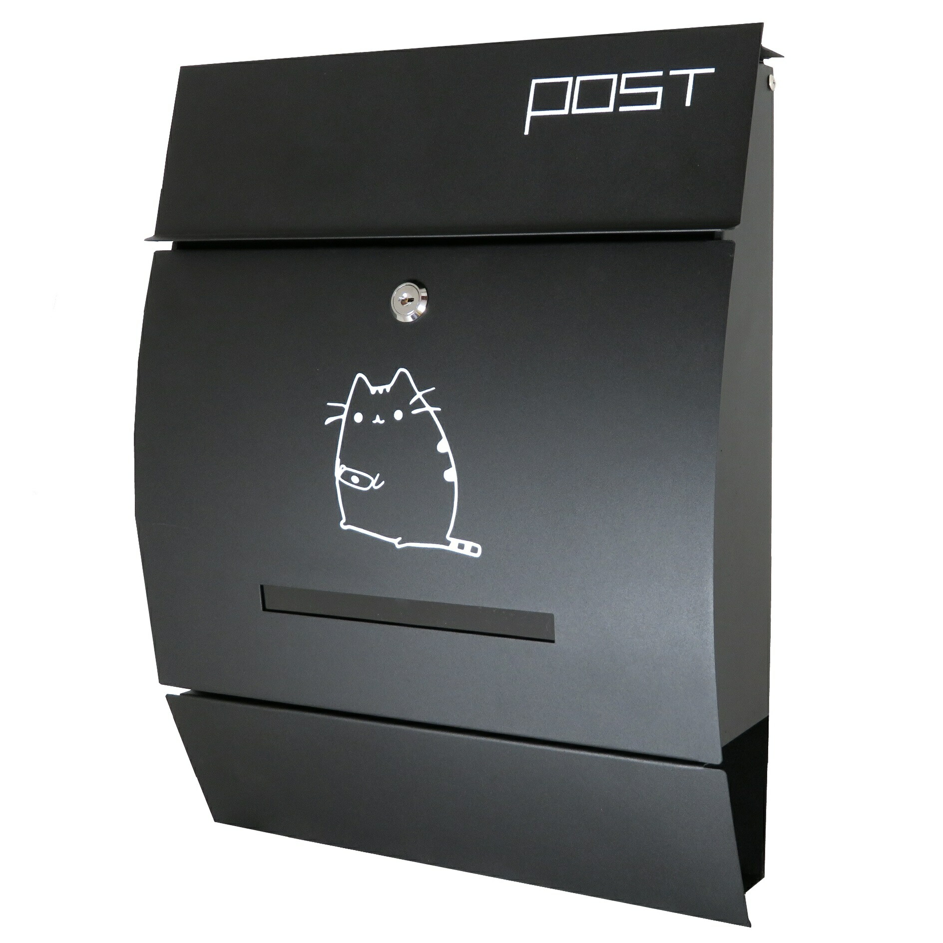 猫の郵便ポスト 郵便ポスト 壁掛けポスト キャットフェイス （ ポスト 郵便受け メール
