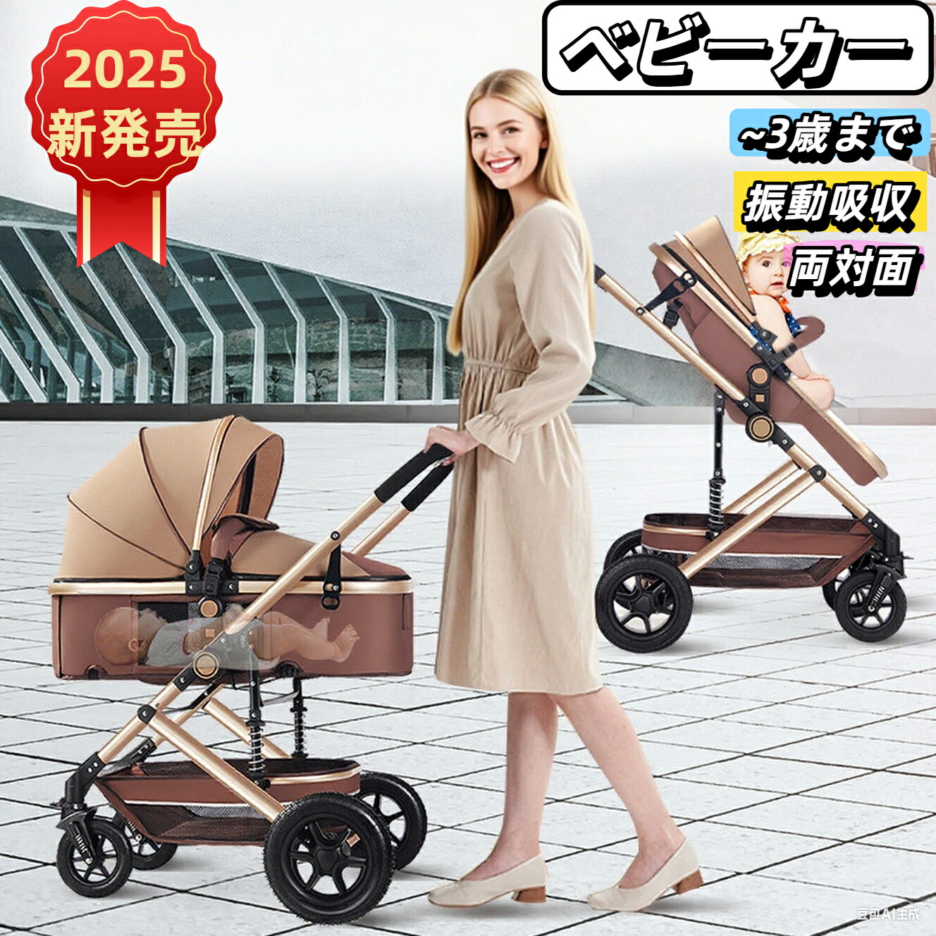 楽天市場】東京乳母車 プスプス 【スタンダード本体（幌なし