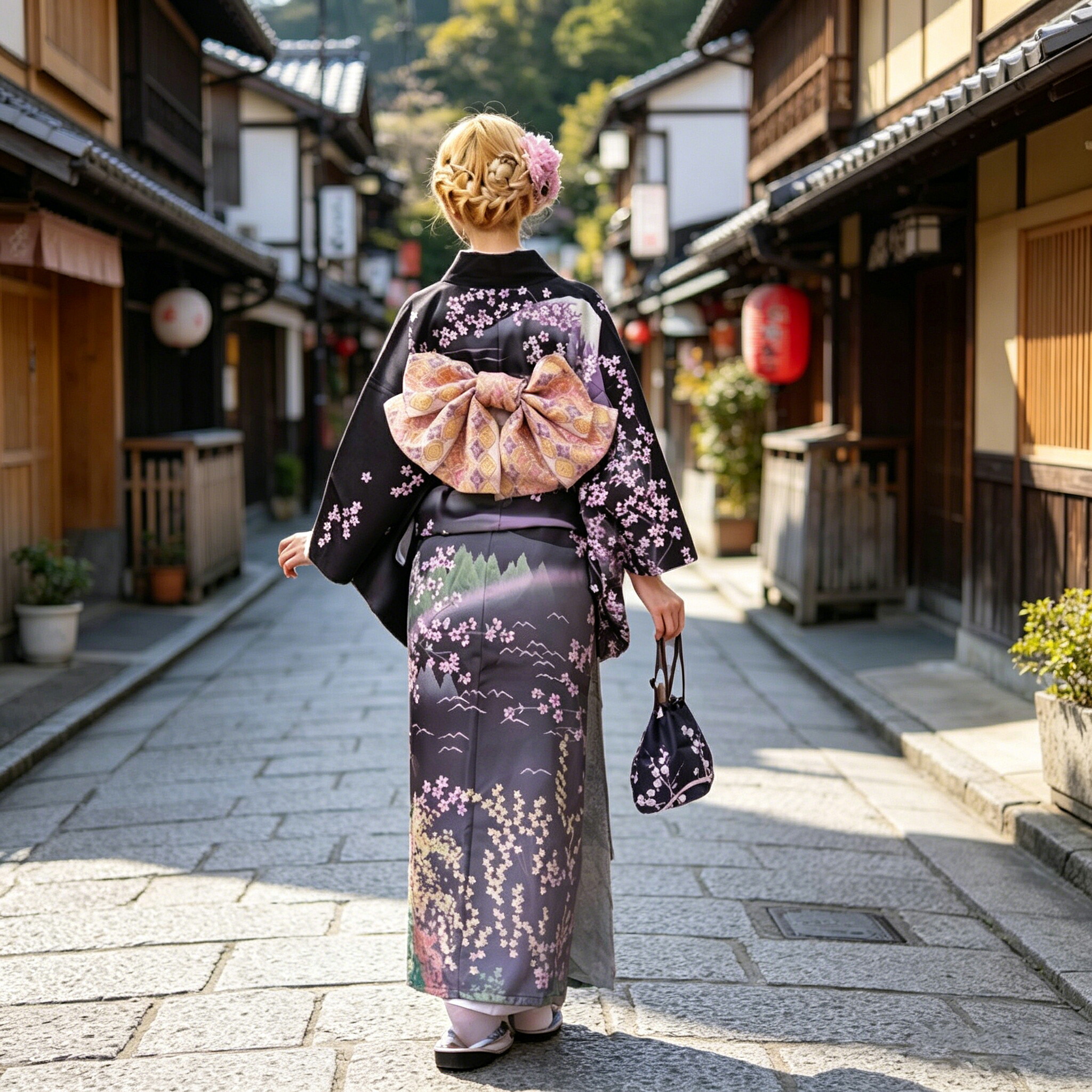 浴衣仕掛ける お召しもの仕掛ける さくら レディース 9点仕掛ける 着物 浴衣 成年者 たわい無い着付ける手合い 燕尾服 折襟 和装 しわになりにくい原料品 締め高紐 行動様式夢見鳥結 かざり付ける酉の方角吊りひも グローブ 白足袋 チョー鉄道車両 髪飾りつけ 草履 夏儀式用用 火工品市民大会 成年者式 お儀式用用 飾り気の無い着付け 黒いこと 黒 sakura