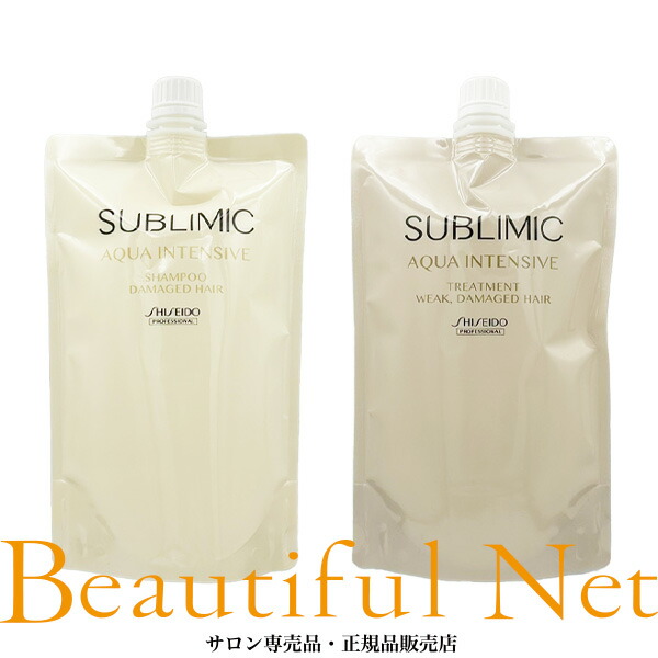 楽天市場】資生堂 サブリミック アクアインテンシブ シャンプー 500ml