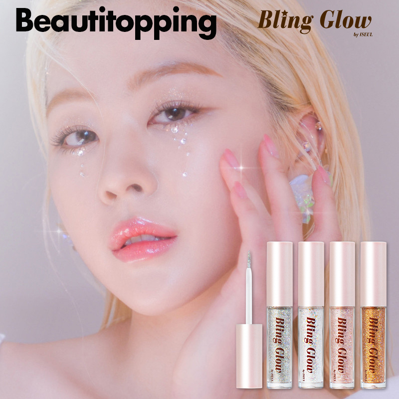 楽天市場 Bling Glow公式販売代理店 ブリングロウ ブリンリキッドグリッターライナー 4色 3 5g アイグリーター アイシャドウ グリーター キラキラ ラメ アイメイク 涙袋 韓国コスメ Beauti Topping 楽天市場店