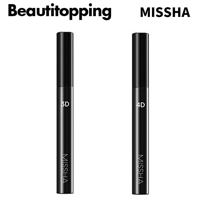 【【MISSHA】ミシャ大人気 3D・4Dマスカラ 選択2種類 プチプラ 韓国コスメ 海外通販 Beauti Topping 