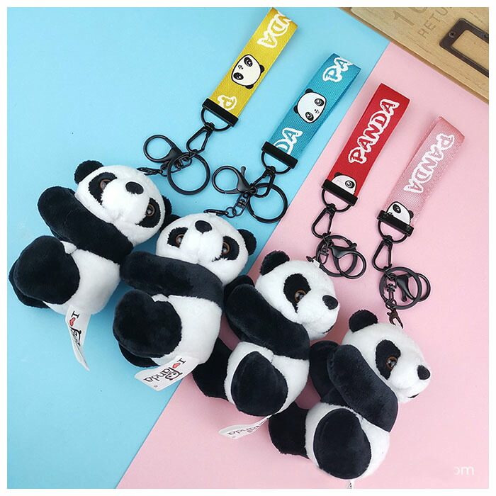 楽天市場】サテン服 パンダ ぬいぐるみ ストラップ 【KP】｜ぱんだ