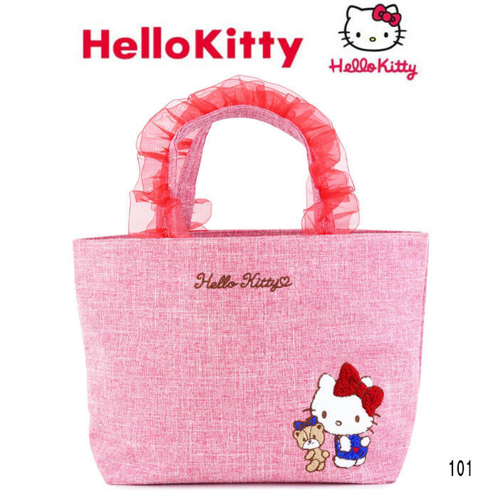 楽天市場】キティちゃん ミニ ボストンバッグ ピンク 子供用