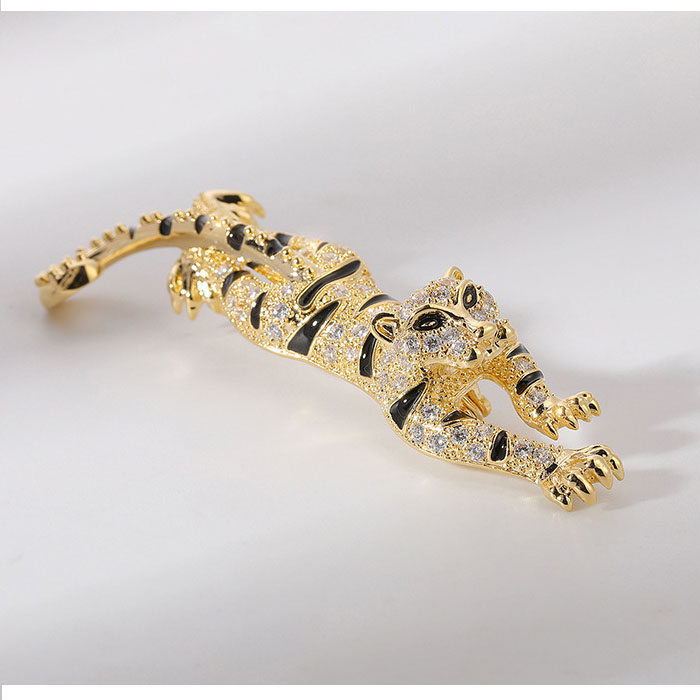 楽天市場】【ネコポス便対応】タイガー 虎 トラ とら ブローチ 動物