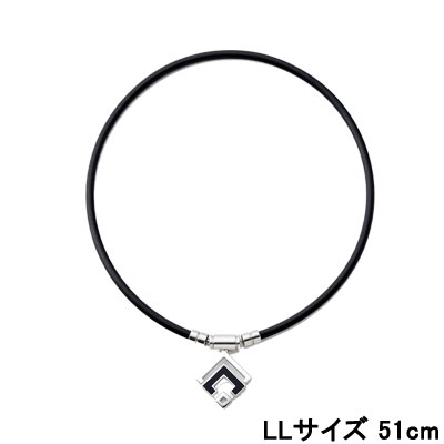 コラントッテ TAO ネックレスα ARAN シルバー×ブラック【LLサイズ 51cm】|ビューティーショップココ
