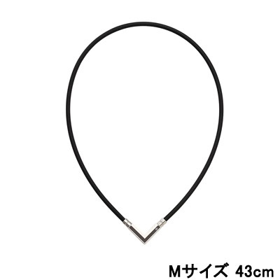 【ポイント2倍中!!】コラントッテ TAO ネックレスα VEGA NEXT シルバー×ブラック【Mサイズ 43cm】