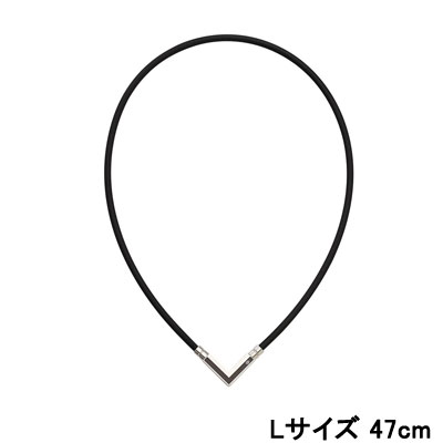 コラントッテ TAO ネックレスα VEGA NEXT シルバー×ブラック【Lサイズ 47cm】|ビューティーショップココ