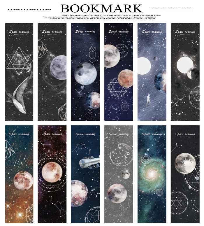 楽天市場 しおり 栞 30枚セット 星空 夜空 宇宙 天の川 銀河 ハッブル宇宙望遠鏡 幻想 神秘 美しい ブックマーク カラフル 紙製 おしゃれ 30枚のパターンが全て異なる しおりセット 3014 Beauty Park 346