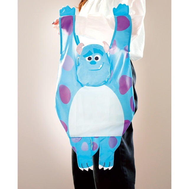 ディズニー ピクサー PIXAR モンスターズ・インク パニックエコ エコバッグ レジバッグ エコレジバッグ 大きめ 大容量 eco bag 買い物袋 レジ袋 袋 ショッピングバッグ トートバッグ 折りたたみ コンパクト たためる 可愛い おしゃれ ママ 主婦 子供画像