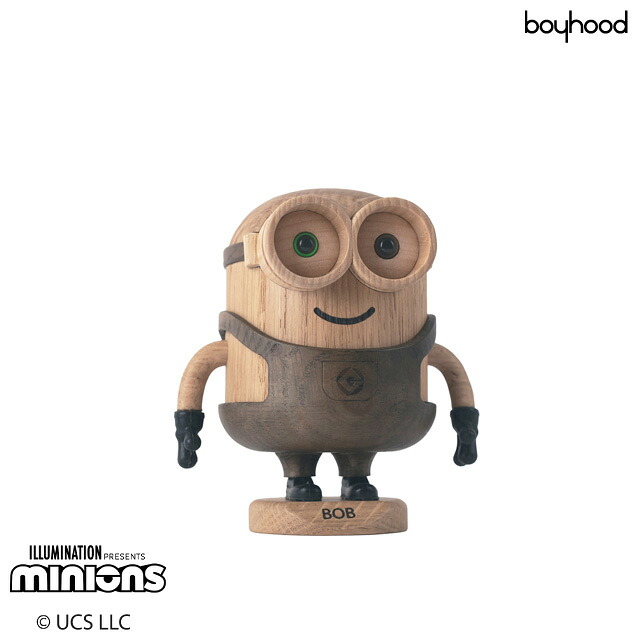 キャラクター オブジェ boyhood MINION ミニオン Bob 像 開運 風水 置物 財運 金運 インテリア オブジェ 置き物 木製 金運アップ グッズ 幸福 招き 御利益 ラッキーアイテム 運気アップ 縁起物 事務所 ビジネス運 ギャンブル運 魔除け 厄除け 開運グッズ 開運アイテム