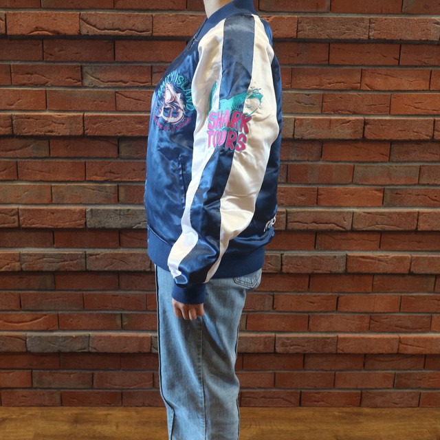 未使用級☆キャスパー☆スカジャン☆Casper☆キャラジャン☆刺繍☆ユニ