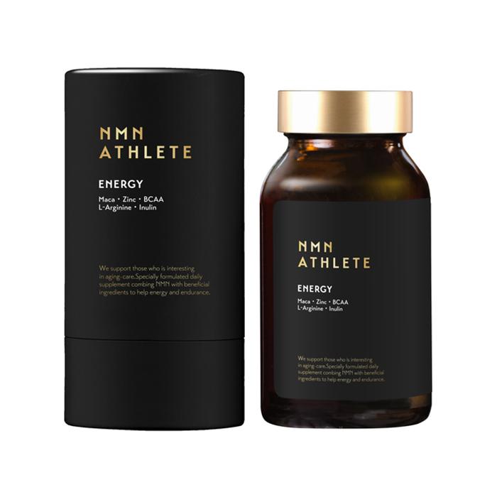 【送料無料】NMN ATHLETE（エヌエムエヌ・アスリート）ENERGY SUPPLEMENT NMN 持続体力 マカ 亜鉛 BCAA L-アルギニン イヌリン 疲労回復 活力 筋肉 エネルギー向上 抜け毛
